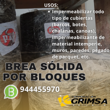 VENTA DE BREA DURA X BLOQUES DE 13 Y 20 KILOS 